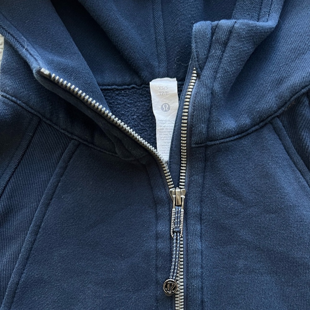 Lululemon True Navy Set Scuba Hoodie & Align Bodysuit Size XS/S 4 - Picture 4 of 11